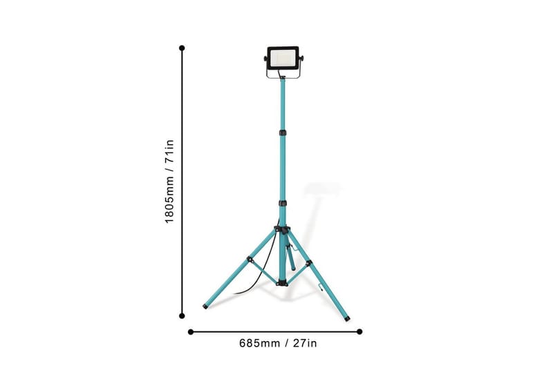 Arbeidsbelysning Eglo LED-Stativstrålkaster 30W - Belysning - Innendørsbelysning & Lamper - Bordlampe - Skrivebordslampe & kontorlampe