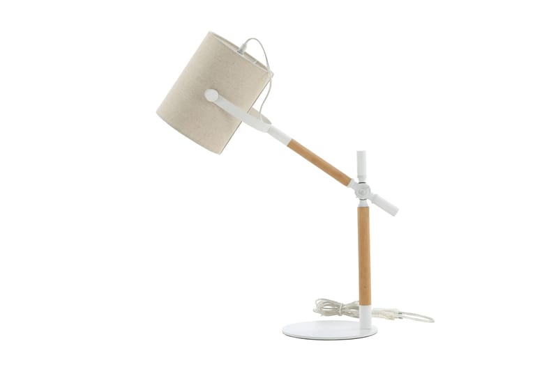 Bordlampe Dennisa Lin/Naturlig/Beige - Bordlampe - Vinduslampe på fot - Lamper gang - Nattbordslampe stående - Vinduslampe