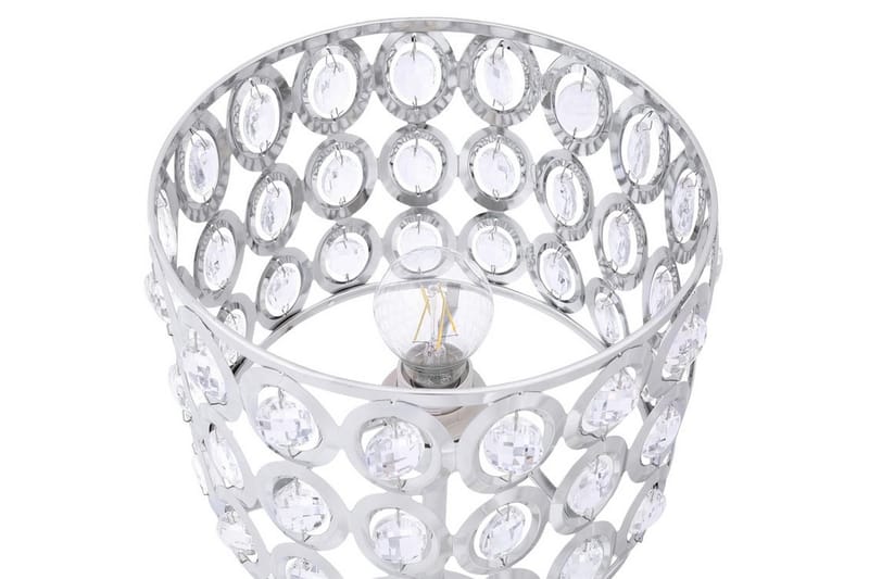 Bordlampe Tenna 25 cm - Sølv - Belysning - Innendørsbelysning & Lamper - Bordlampe