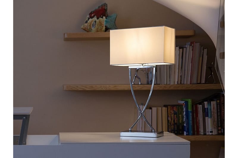 Bordlampe Yasuni 20 cm - Hvit - Belysning - Innendørsbelysning & Lamper - Bordlampe