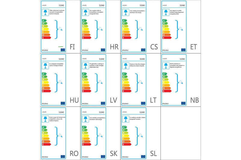 Bordlamper 2 stk berøringsknapp hvit E14 - Belysning - Innendørsbelysning & Lamper - Bordlampe