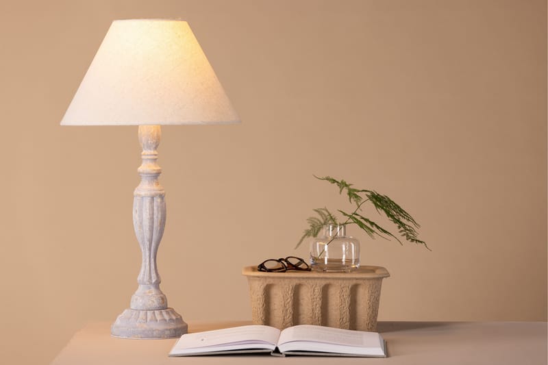 Caen Bordlampe 62 cm - Beige - Belysning - Innendørsbelysning & Lamper - Bordlampe