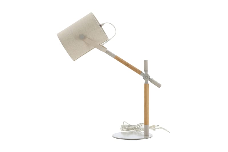 Dennis Bordlampe - Beige/Natur/Hvit - Belysning - Innendørsbelysning & Lamper - Bordlampe