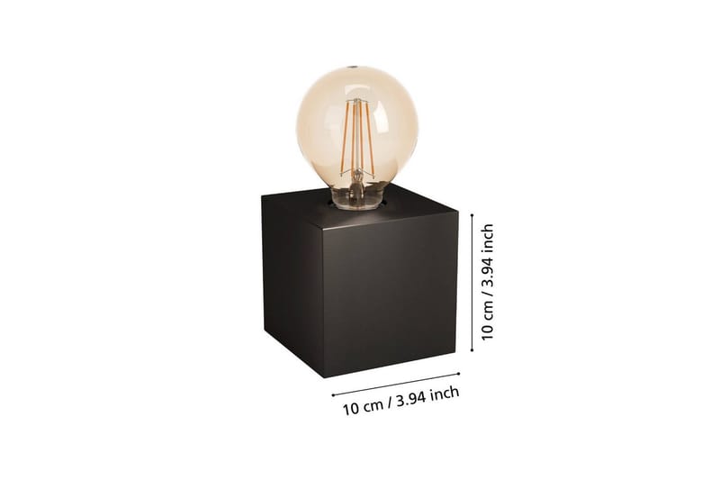 Bordlampe Eglo Prestwick 2 Mørk Brons - Bronse - Belysning - Innendørsbelysning & Lamper - Bordlampe