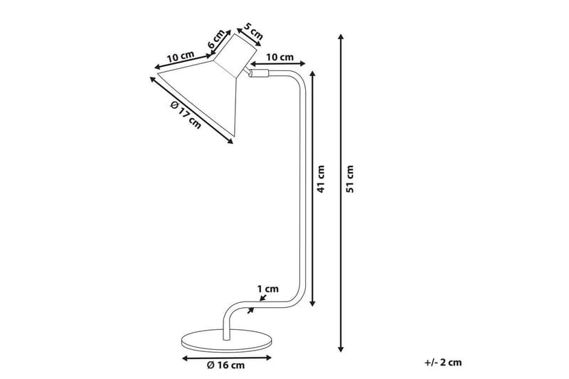 Paksli Skrivebordslampe E14 - Oransje - Belysning - Innendørsbelysning & Lamper - Bordlampe - Skrivebordslampe & kontorlampe