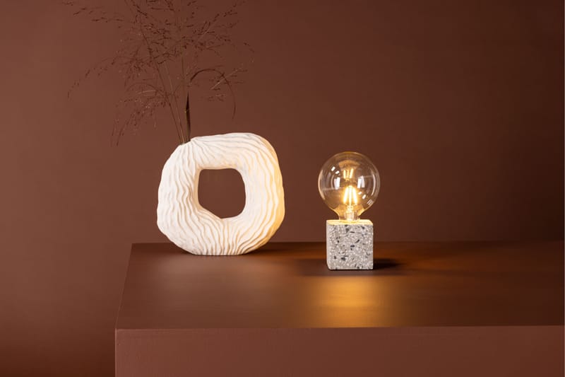 Rilche Bordlampe 9 cm - Hvit - Belysning - Innendørsbelysning & Lamper - Bordlampe