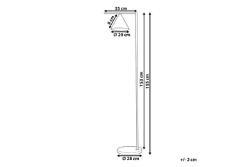 Boreas Gulvlampe 155 cm - Kobber - Belysning - Innendørsbelysning & Lamper - Gulvlampe