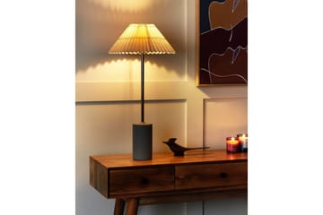 Bosleba Bordlampe 68 cm E27 - Beige/Hvit - Belysning - Innendørsbelysning & Lamper - Bordlampe