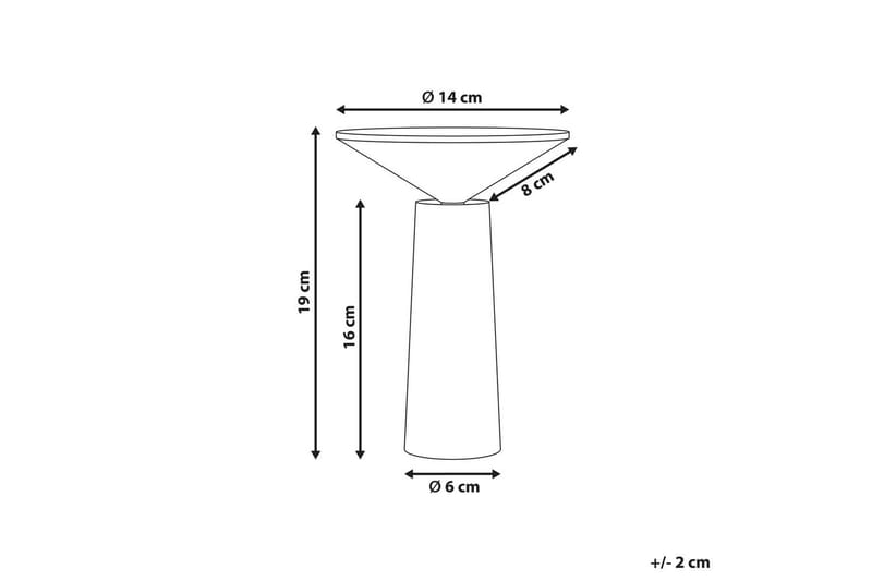 Bukada LED Bordlampe 19 cm - Hvit - Belysning - Innendørsbelysning & Lamper - Bordlampe