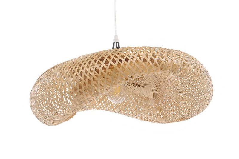 Taklampe Dunboyne Liten - Bambus/Lysebrun - Belysning - Innendørsbelysning & Lamper - Designerlampe - Trådlampe