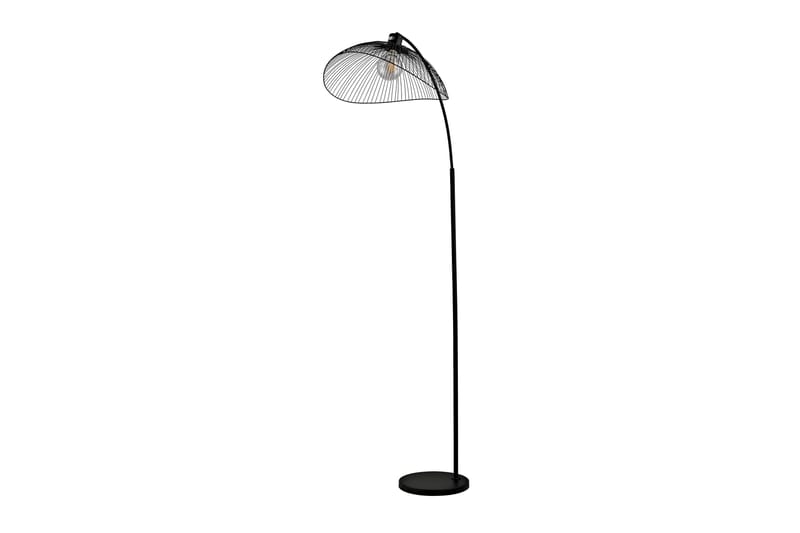 Elsa Gulvlampe Dimbar LED Medium - Sort - Belysning - Innendørsbelysning & Lamper - Gulvlampe