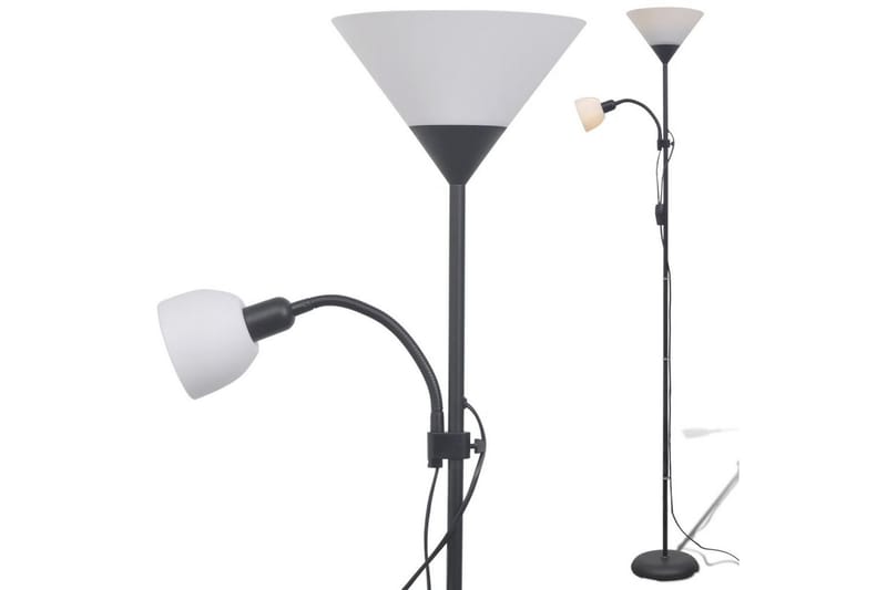 Gulvlampe svart - Svart - Belysning - Innendørsbelysning & Lamper - Gulvlampe