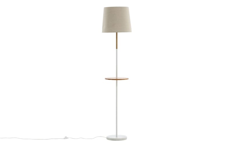 Hattman gulvlampe - Lin/Marmor/Beige/Brun/Hvit - Belysning - Innendørsbelysning & Lamper - Gulvlampe