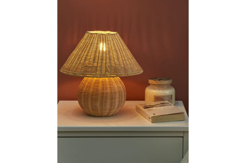 Gyarki Bordlampe 31 cm E27 - Naturlig - Belysning - Innendørsbelysning & Lamper - Bordlampe