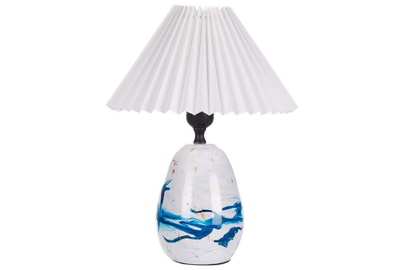 Kamati Bordlampe 2 stk 35 cm E27 - Hvit/Blå - Belysning - Innendørsbelysning & Lamper - Bordlampe