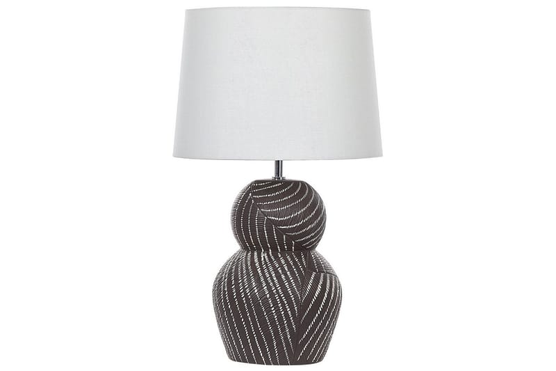 Korska Bordlampe 63 cm E27 - Svart/Hvit - Belysning - Innendørsbelysning & Lamper - Bordlampe