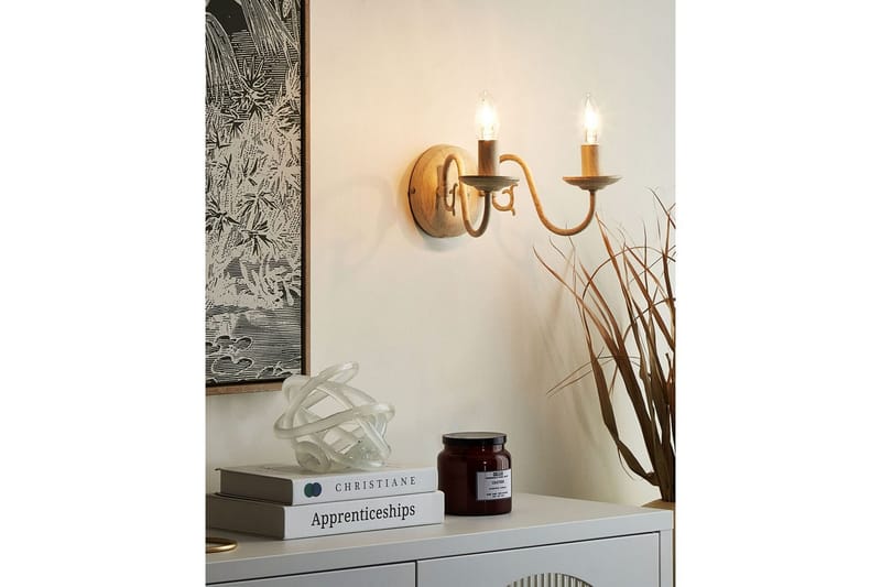 Koufonisi Vegglampe E14 - Beige - Belysning - Innendørsbelysning & Lamper - Vegglampe - Veggarmatur