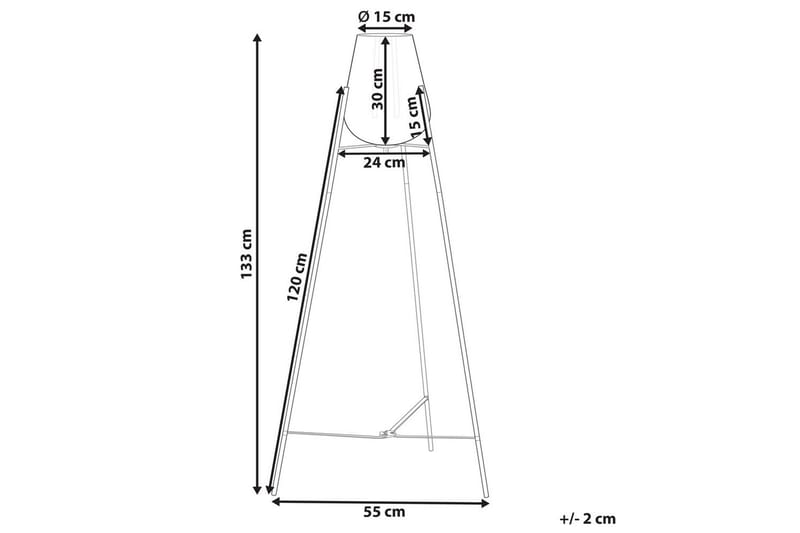 Lampione Gulvlampe 133 cm - Flerfarget - Belysning - Innendørsbelysning & Lamper - Gulvlampe