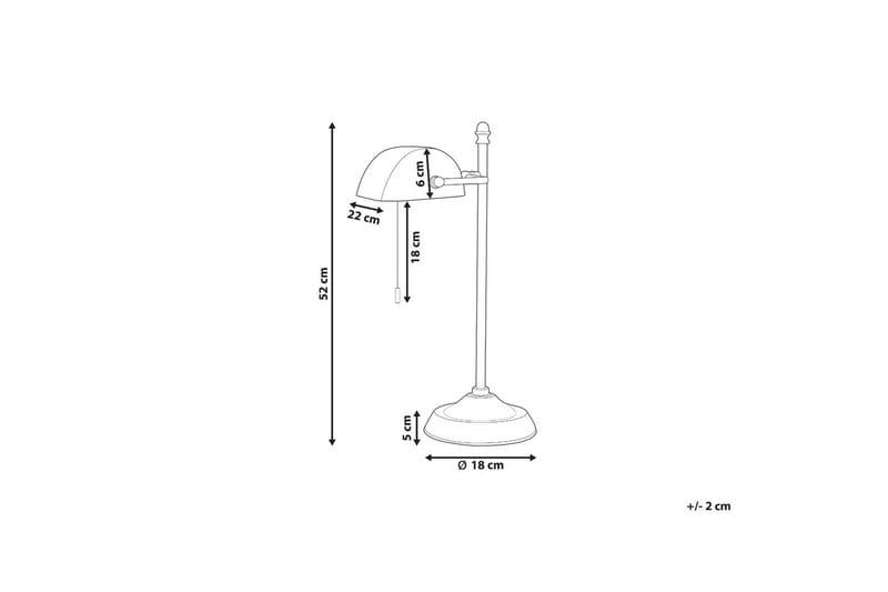 Limaki Bordlampe 52 cm E27 - Gull - Belysning - Innendørsbelysning & Lamper - Bordlampe