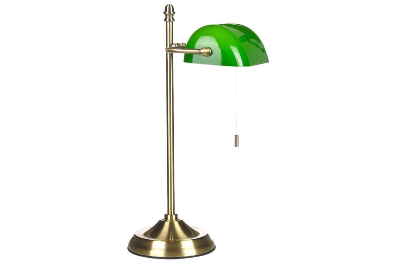 Limaki Bordlampe 52 cm E27 - Messing/Grønn - Belysning - Innendørsbelysning & Lamper - Bordlampe