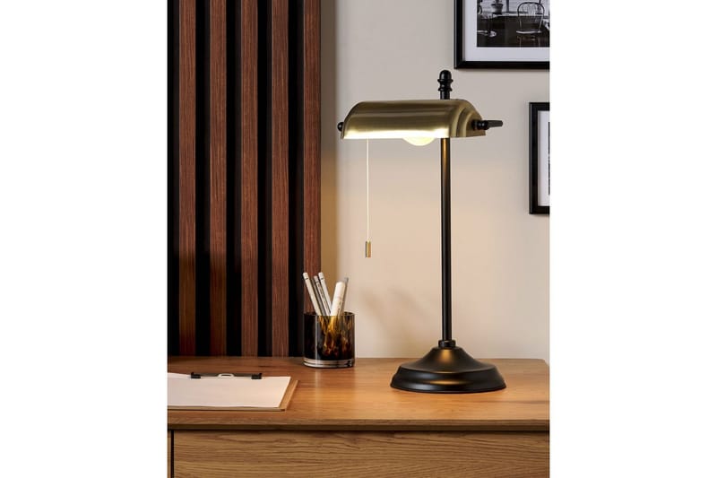 Limaki Bordlampe 52 cm E27 - Svart/Gull - Belysning - Innendørsbelysning & Lamper - Bordlampe