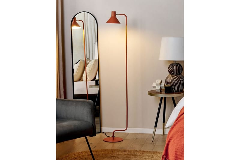 Paksli Gulvlampe 154 cm - Oransje - Belysning - Innendørsbelysning & Lamper - Gulvlampe