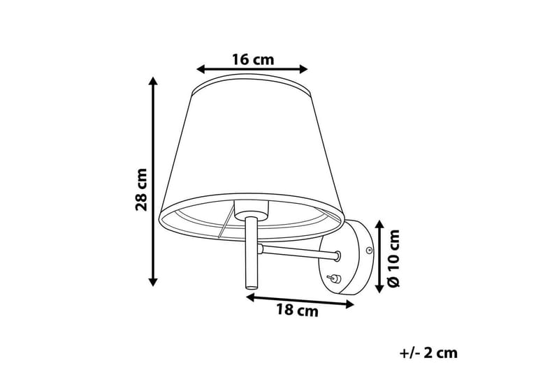 Razzkari Vegglampe E27 - Grå - Belysning - Innendørsbelysning & Lamper - Vegglampe - Veggarmatur