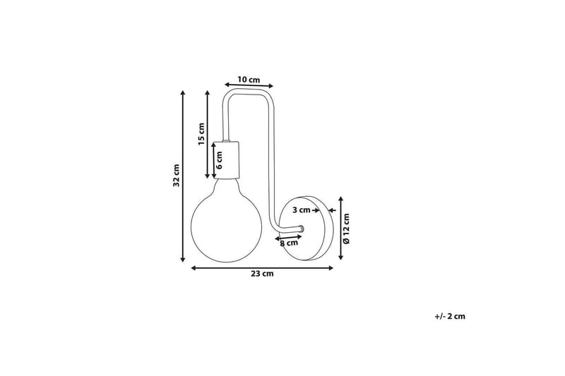 Savenay Vegglampe E27 - Kobber - Belysning - Innendørsbelysning & Lamper - Vegglampe - Veggarmatur