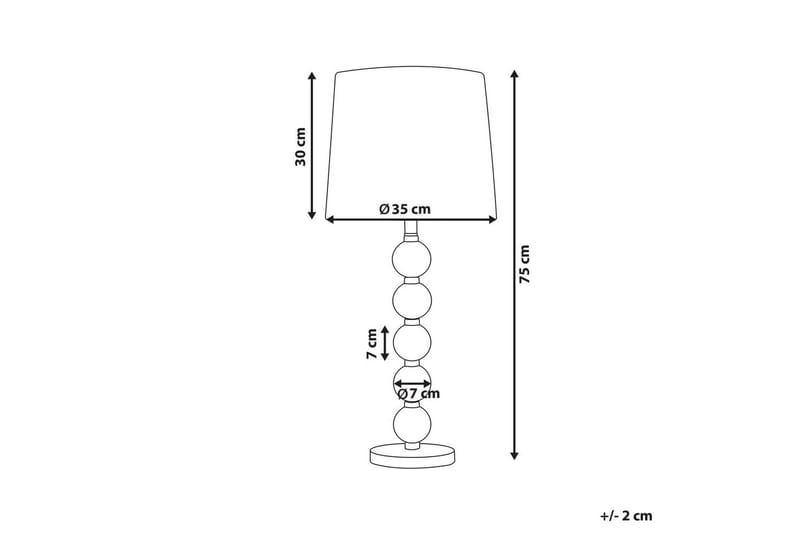 Serifosta Bordlampe 75 cm E27 - Svart - Belysning - Innendørsbelysning & Lamper - Bordlampe