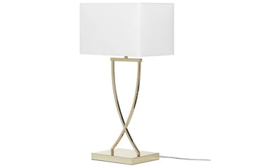 Sirene Bordlampe 62 cm E27 - Messing/Hvit - Belysning - Innendørsbelysning & Lamper - Bordlampe