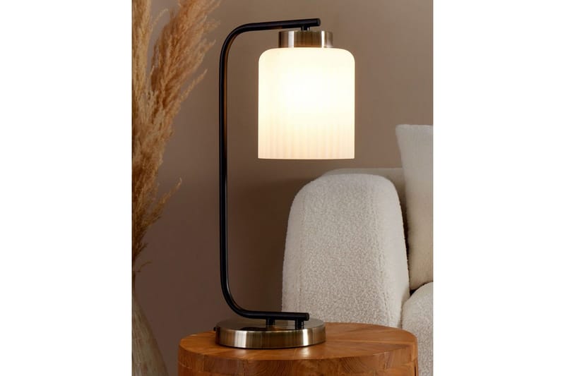 Skyrla Bordlampe 47 cm E27 - Svart/Hvit - Belysning - Innendørsbelysning & Lamper - Bordlampe