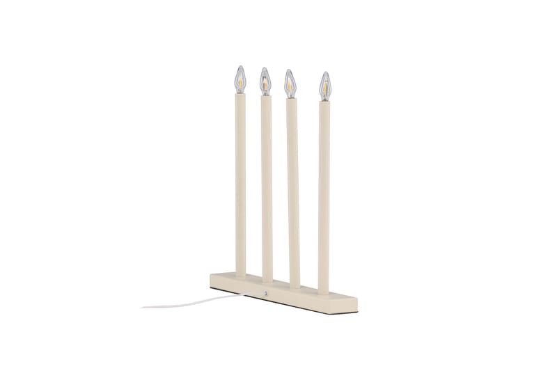 Adventsstake Lofsdalen 35 cm - Beige - Belysning - Innendørsbelysning & Lamper - Soveromslampe - Sengelamper - Nattbordslampe stående