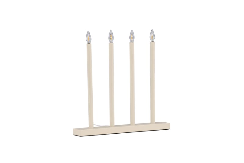 Adventsstake Lofsdalen 35 cm - Beige - Belysning - Innendørsbelysning & Lamper - Soveromslampe - Sengelamper - Nattbordslampe stående