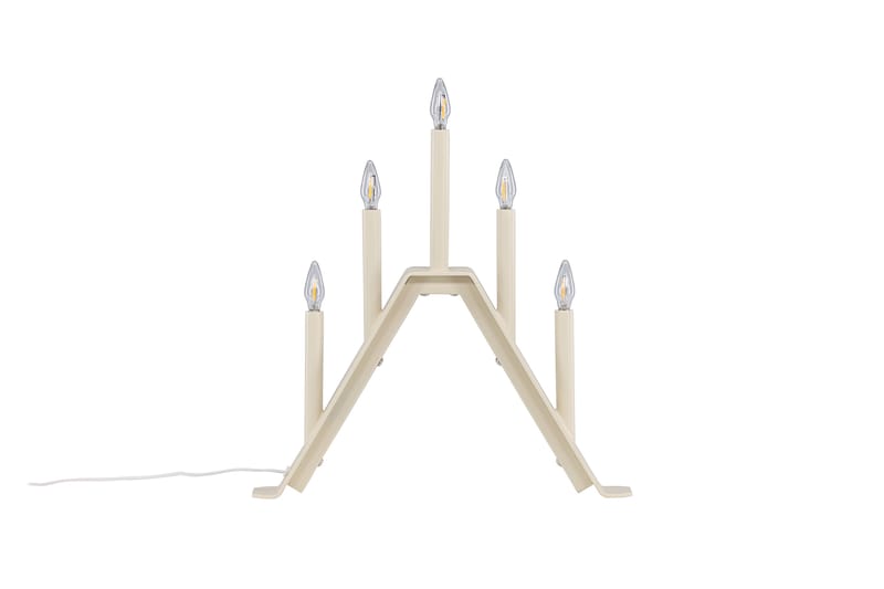 Adventsstake Lungby 36 cm - Beige - Belysning - Innendørsbelysning & Lamper - Soveromslampe - Sengelamper - Nattbordslampe stående