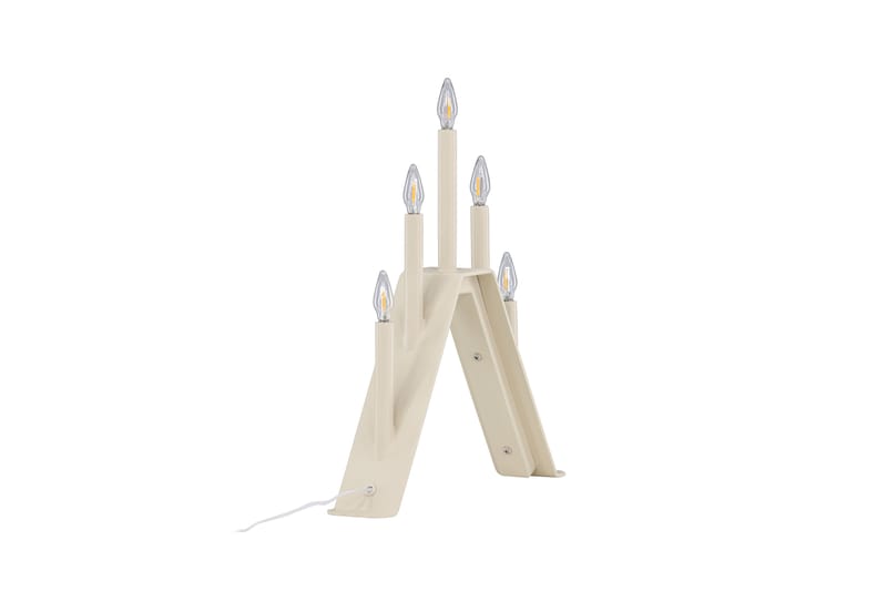 Adventsstake Lungby 36 cm - Beige - Belysning - Innendørsbelysning & Lamper - Soveromslampe - Sengelamper - Nattbordslampe stående