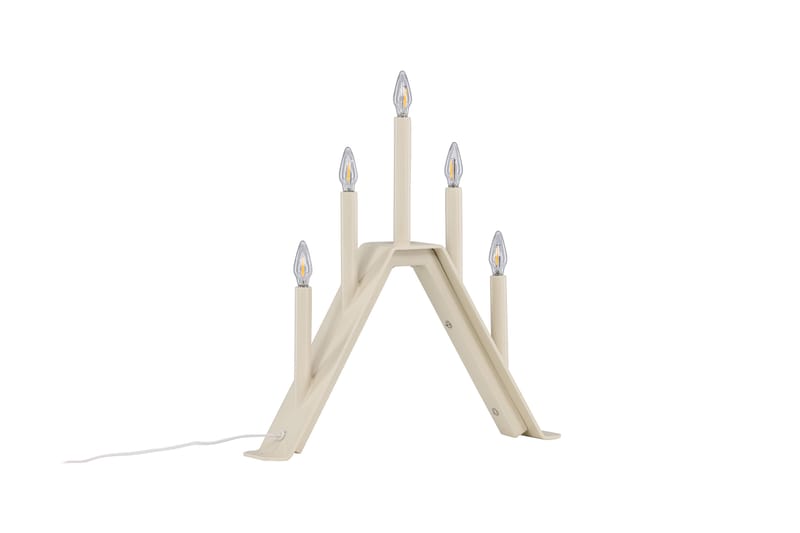 Adventsstake Lungby 36 cm - Beige - Belysning - Innendørsbelysning & Lamper - Soveromslampe - Sengelamper - Nattbordslampe stående