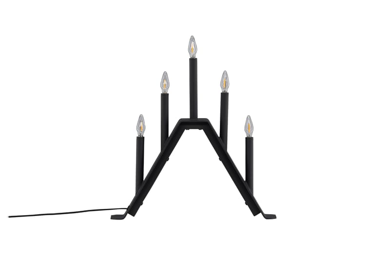 Adventsstake Lungby 36 cm - Svart - Belysning - Innendørsbelysning & Lamper - Soveromslampe - Sengelamper - Nattbordslampe stående