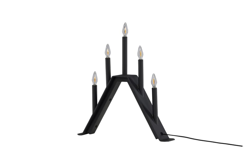 Adventsstake Lungby 36 cm - Svart - Belysning - Innendørsbelysning & Lamper - Soveromslampe - Sengelamper - Nattbordslampe stående