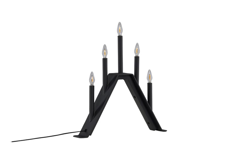 Adventsstake Lungby 36 cm - Svart - Belysning - Innendørsbelysning & Lamper - Soveromslampe - Sengelamper - Nattbordslampe stående