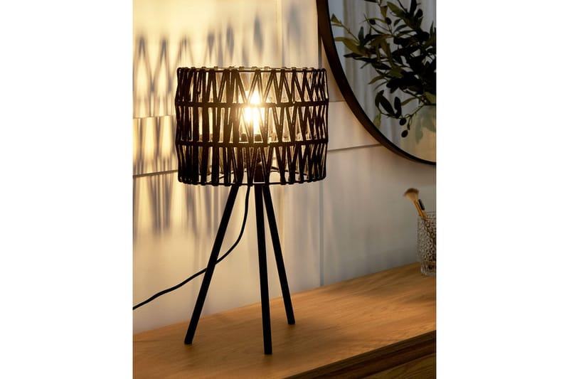 Argentil Bordlampe 48 cm E27 - Svart - Belysning - Innendørsbelysning & Lamper - Soveromslampe - Sengelamper - Nattbordslampe stående