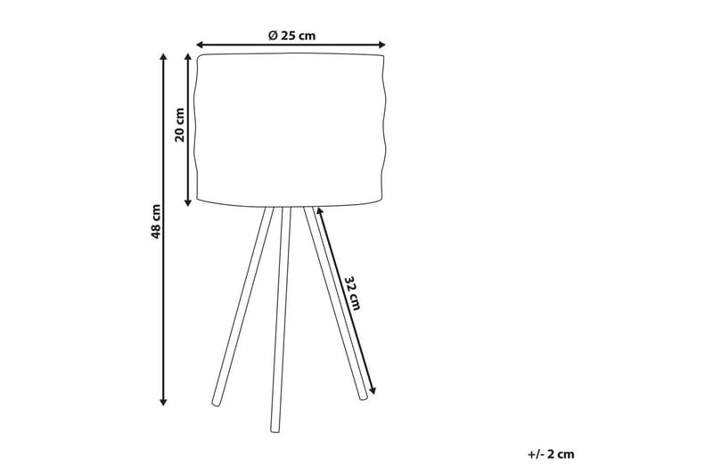 Argentil Bordlampe 48 cm E27 - Svart - Belysning - Innendørsbelysning & Lamper - Soveromslampe - Sengelamper - Nattbordslampe stående