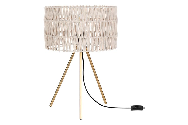 Argentil Bordlampe 50 cm E27 - Gull/Beige - Belysning - Innendørsbelysning & Lamper - Soveromslampe - Sengelamper - Nattbordslampe stående