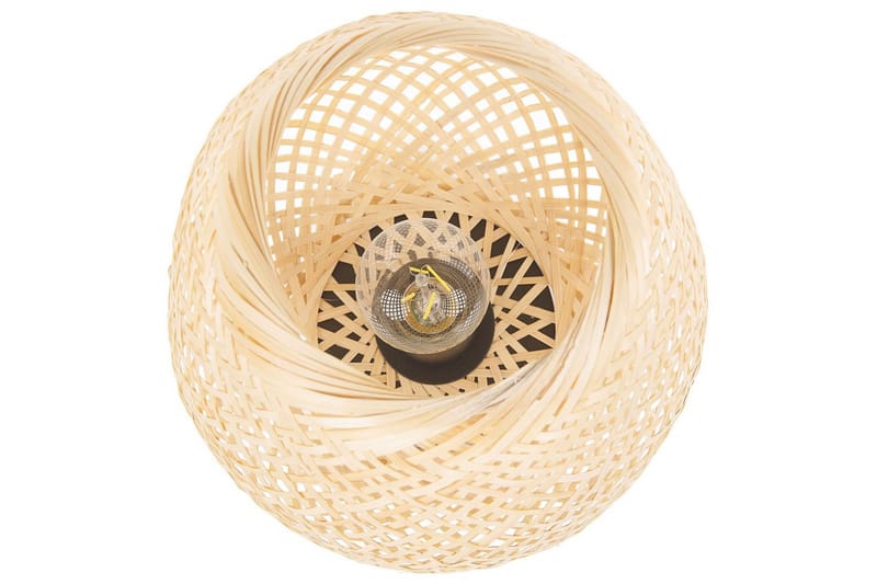 Bomu Bordlampe 30 cm E27 - Lyst tre/Hvit - Belysning - Innendørsbelysning & Lamper - Soveromslampe - Sengelamper - Nattbordslampe stående