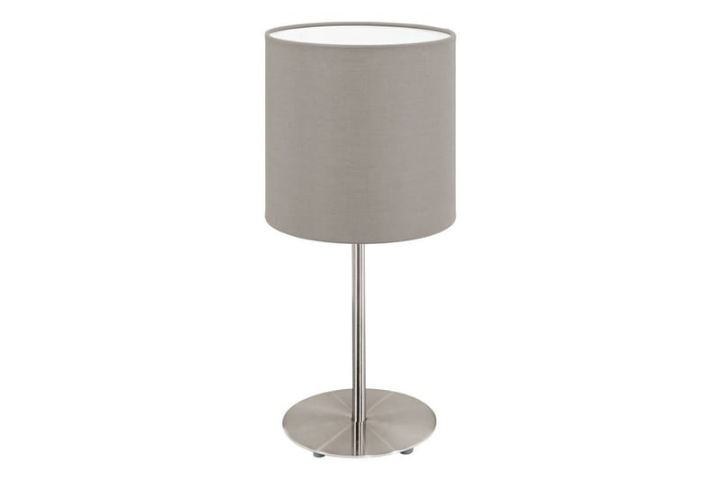 Bordlampe Eglo Pasteri Nikkel-Matt Taupe - Grå - Belysning - Innendørsbelysning & Lamper - Soveromslampe - Sengelamper - Nattbordslampe stående