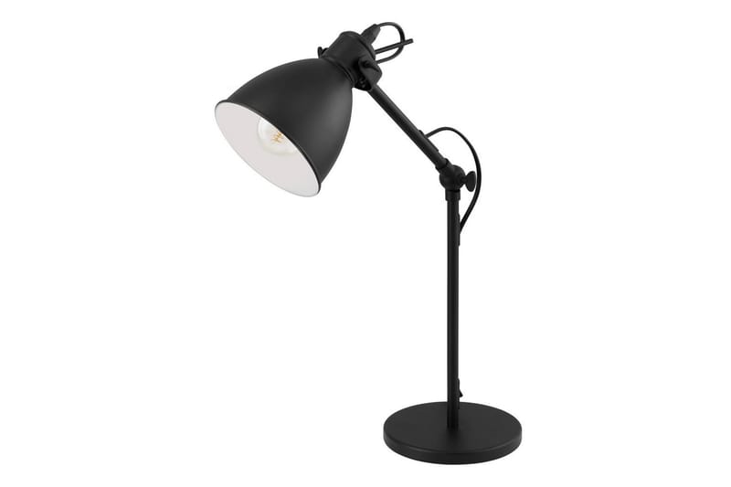 Bordlampe Eglo Priddy - Svart/Hvit - Belysning - Innendørsbelysning & Lamper - Soveromslampe - Sengelamper - Nattbordslampe stående