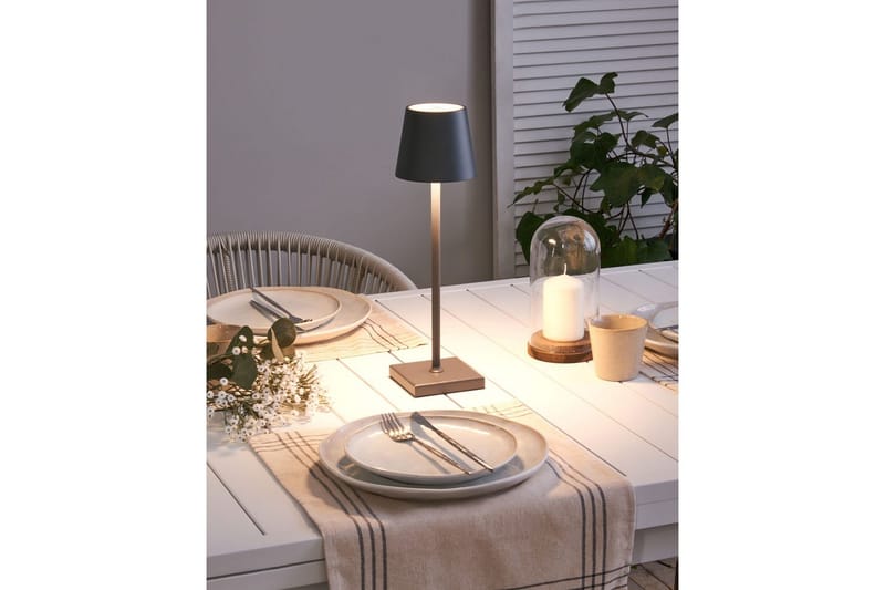 Cebrai LED Bordlampe 38 cm - Grå - Belysning - Innend�ørsbelysning & Lamper - Soveromslampe - Sengelamper - Nattbordslampe stående