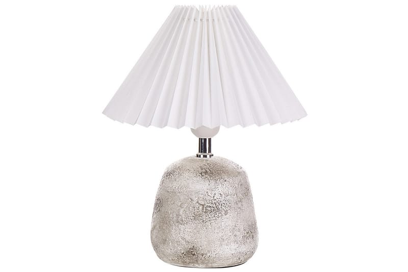 Dovgado Bordlampe 32 cm 2 stk E27 - Lysegrå/Hvit - Belysning - Innendørsbelysning & Lamper - Soveromslampe - Sengelamper - Nattbordslampe stående