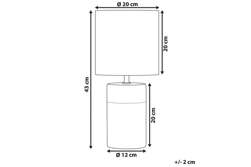 Espalmador Bordlampe 43 cm E14 - Flerfarget - Belysning - Innendørsbelysning & Lamper - Soveromslampe - Sengelamper - Nattbordslampe stående