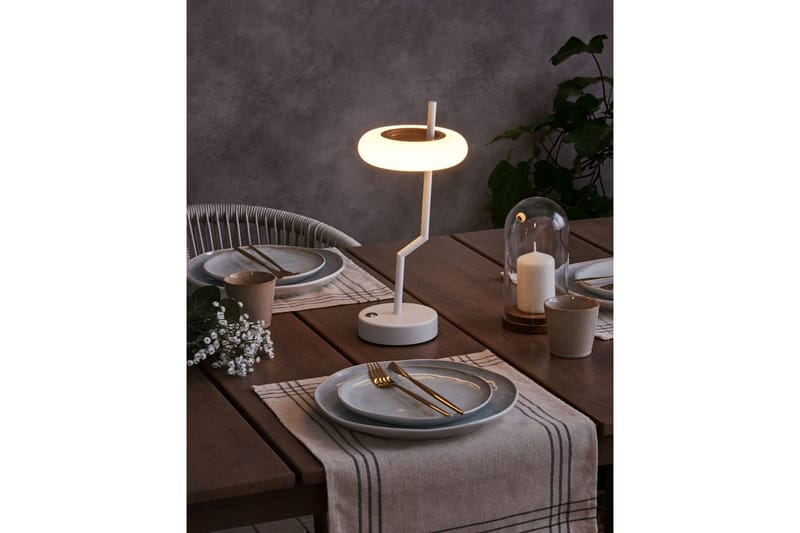 Gabbiani LED Bordlampe 36 cm - Hvit - Belysning - Innendørsbelysning & Lamper - Soveromslampe - Sengelamper - Nattbordslampe stående