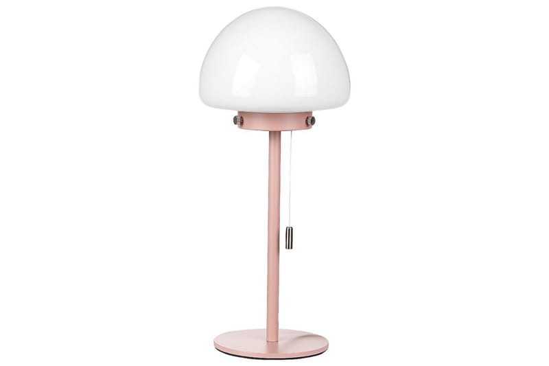 Icaria Bordlampe 39 cm E27 - Rosa/Hvit - Belysning - Innendørsbelysning & Lamper - Soveromslampe - Sengelamper - Nattbordslampe stående